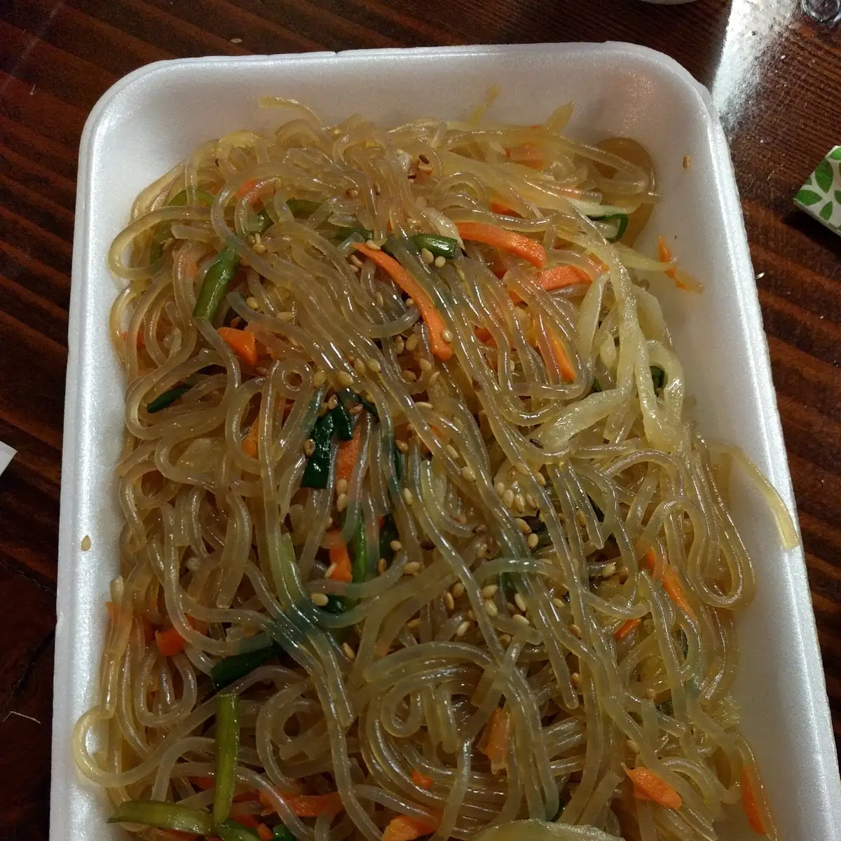 Japchae Noodles w Vegetables 잡채