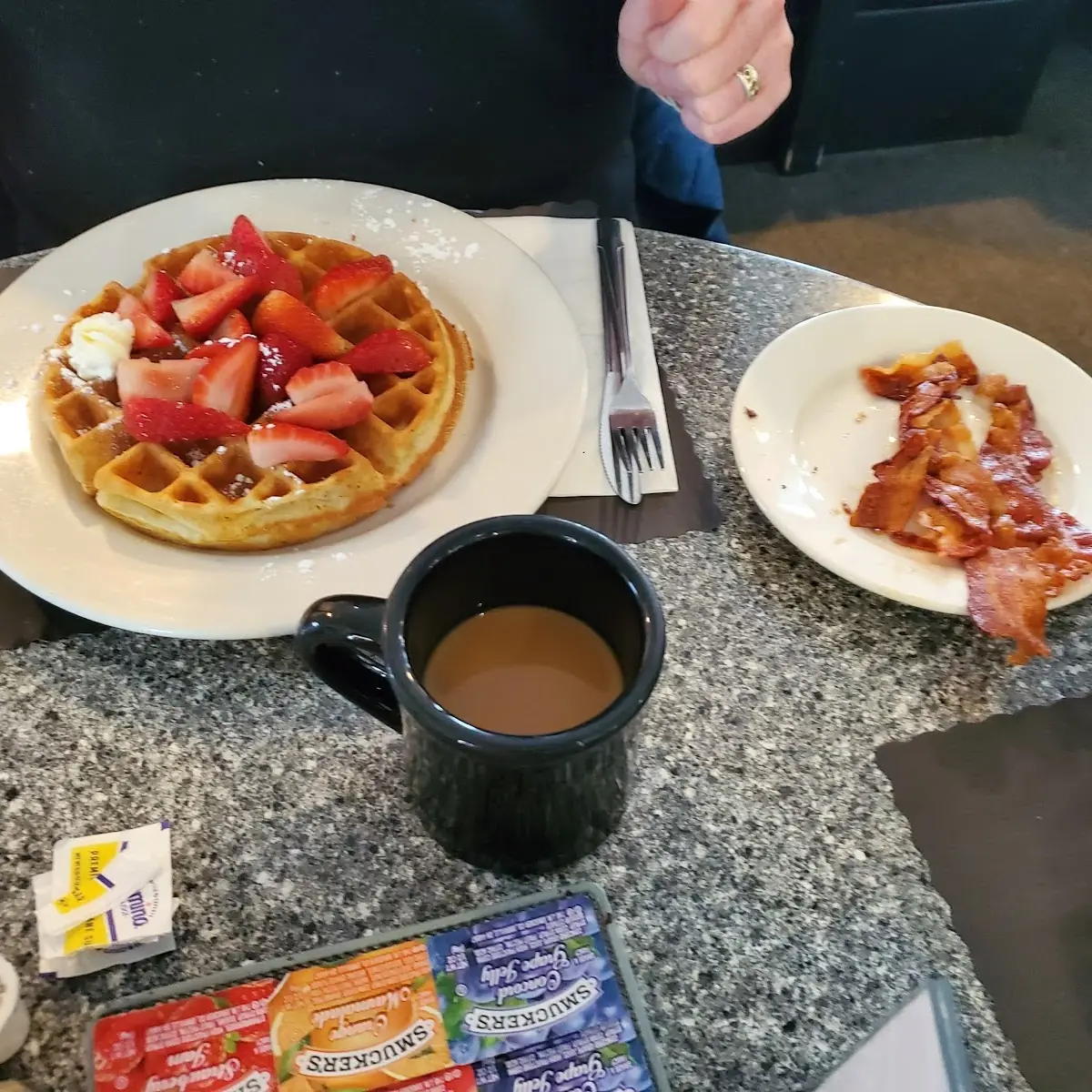 Strawberry Belgian Waffle
