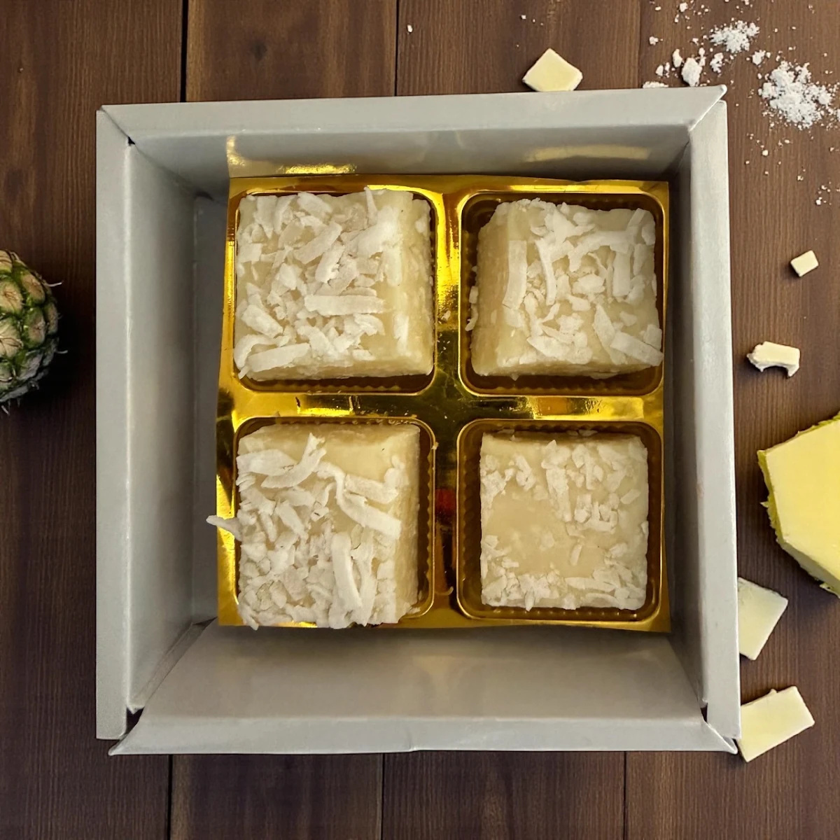 Pina Colada Fudge - Box of 4