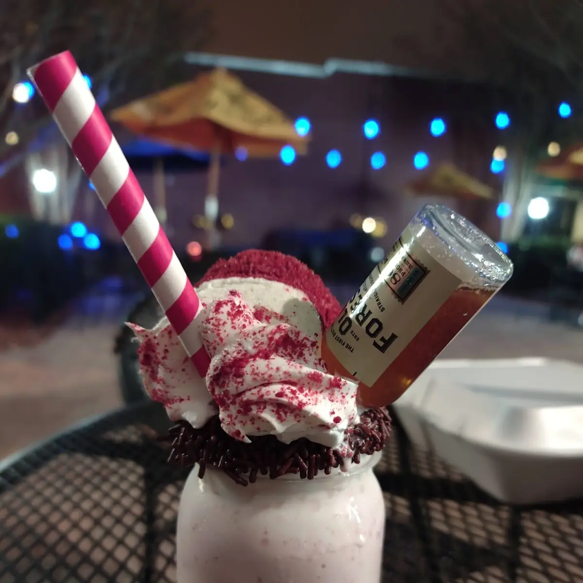 Red Velvet Bourbon Milkshake