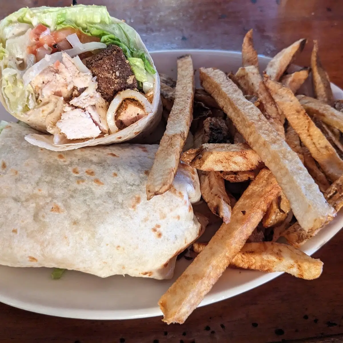 Blackened Chicken Caesar Wrap