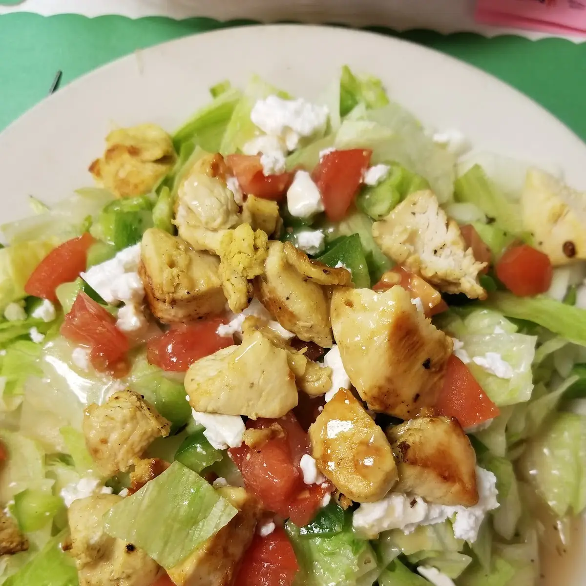 Greek Salad with Grilled Chicken