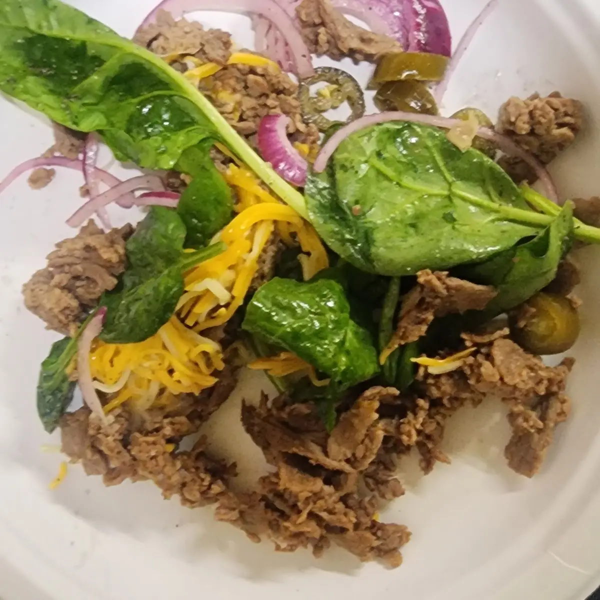 Steak and Cheese Protein Bowl