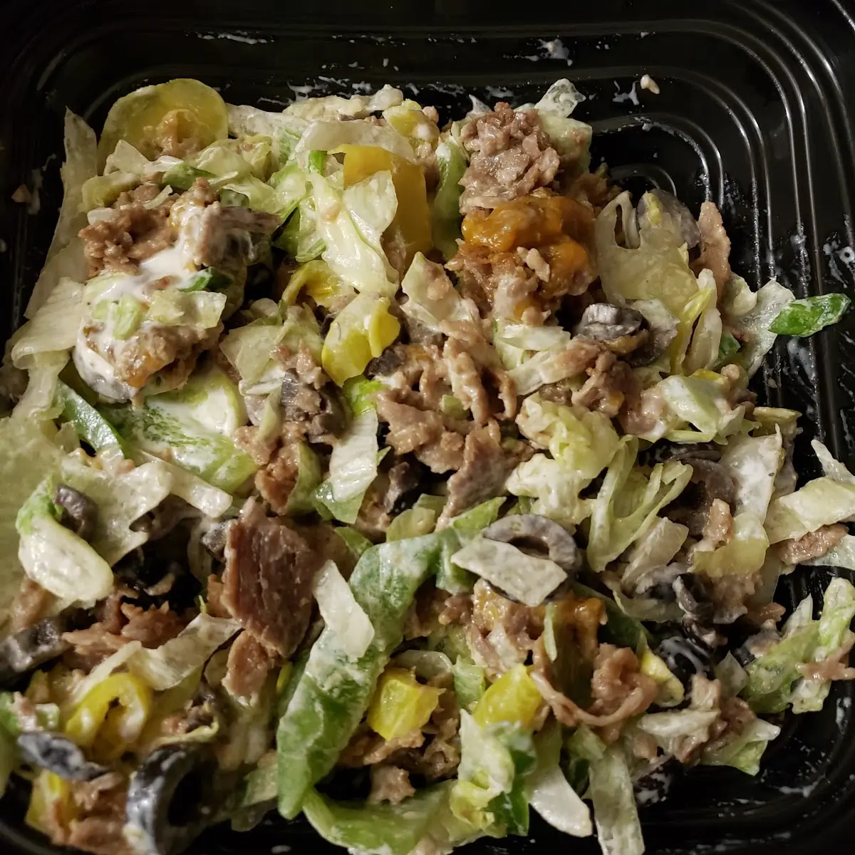 Steak N Cheese Salad