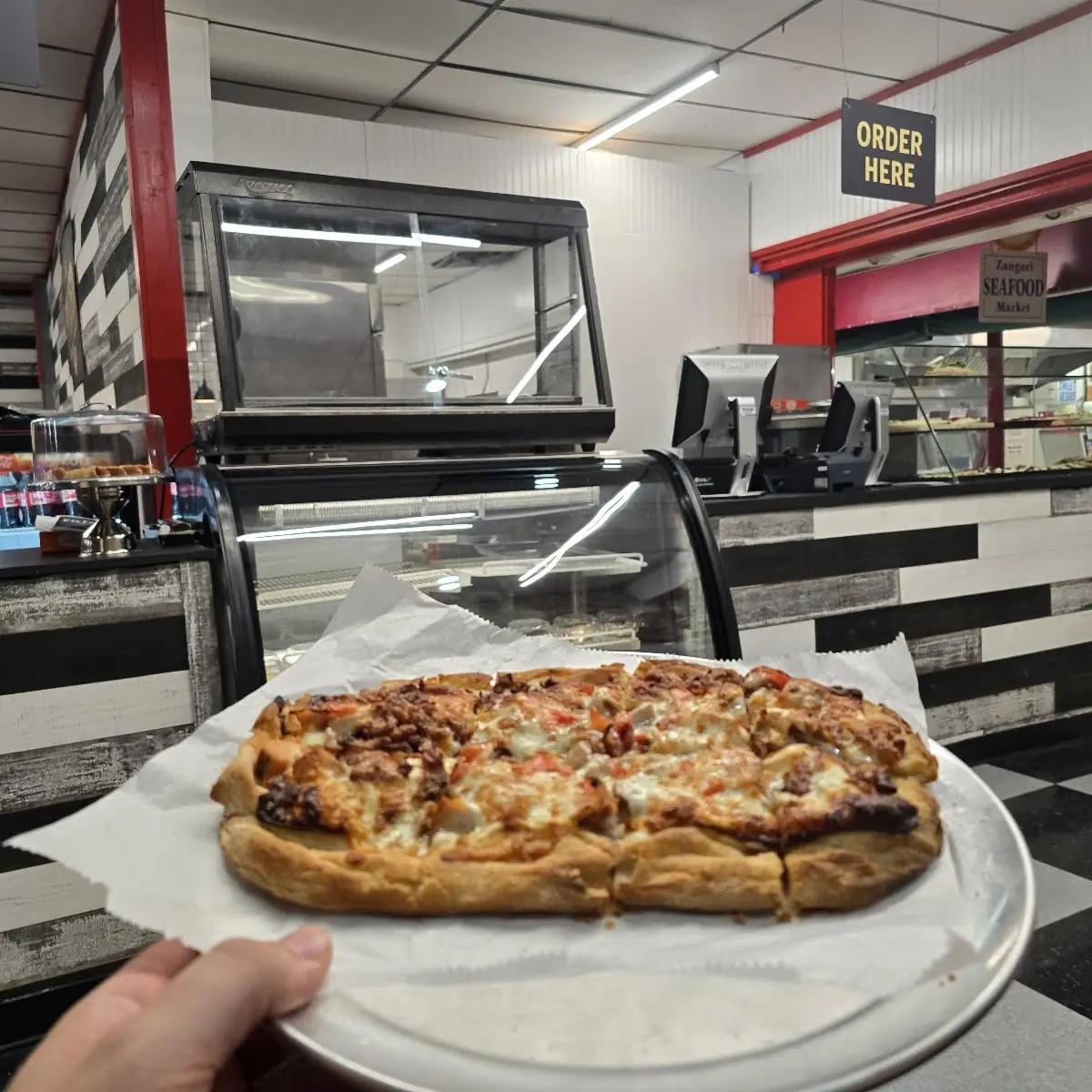 Chicken Bacon Ranch Pizza