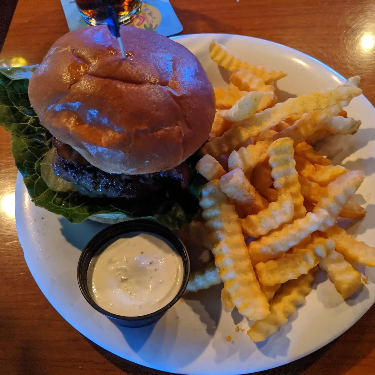 Burger and Fries