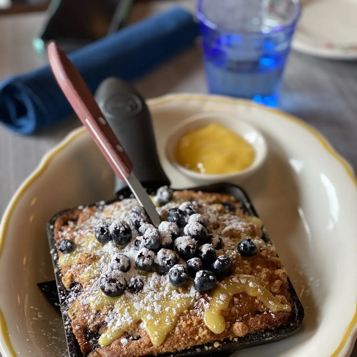 Blueberry Muffin Iron Skillet