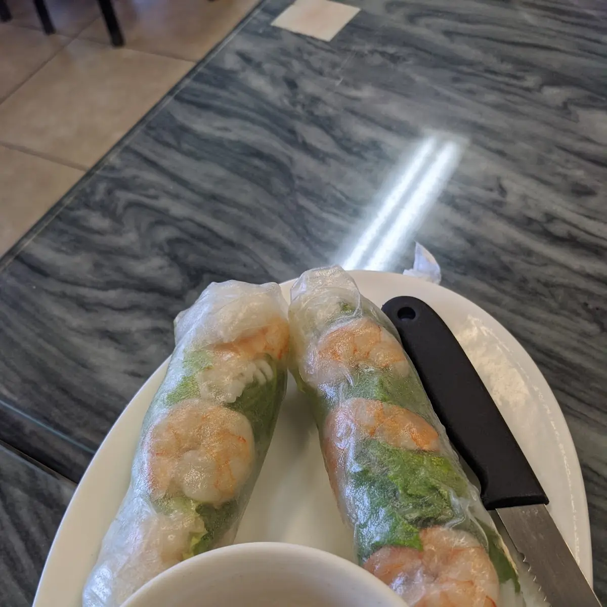 Fresh Spring Roll with Shrimp Paste