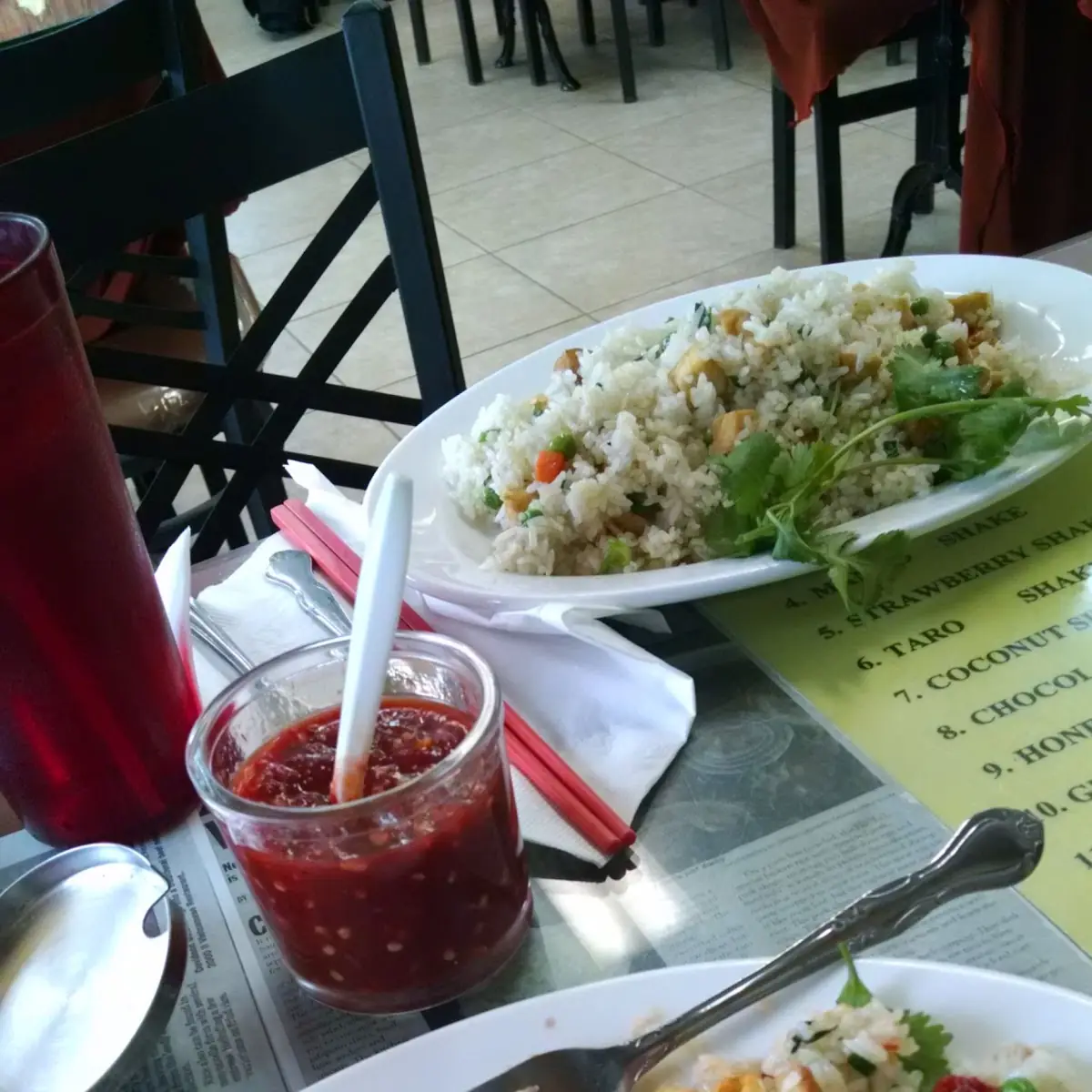 Vegetable Fried Rice with Tofu
