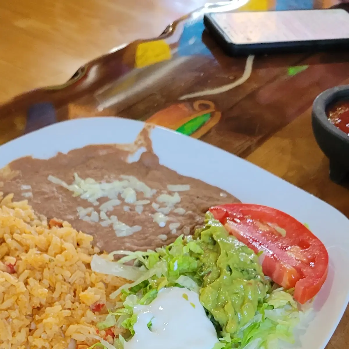 Rice Beans and Quacamole