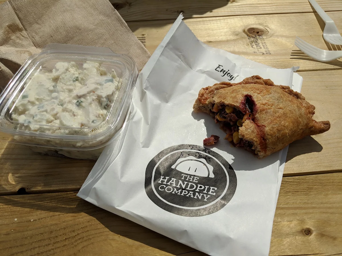 Beet Corn and Goat Cheese Handpie