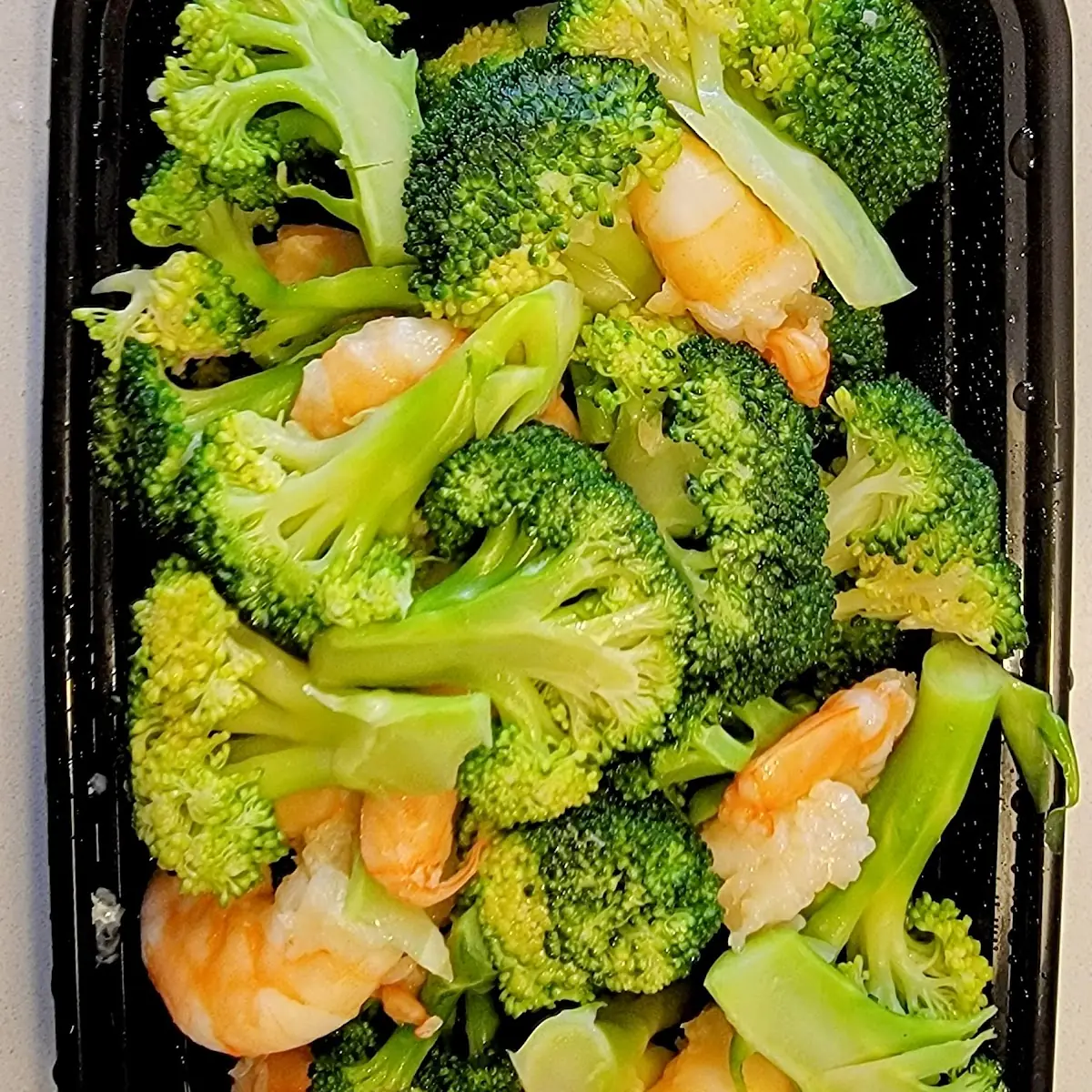 Steamed Shrimp with Broccoli