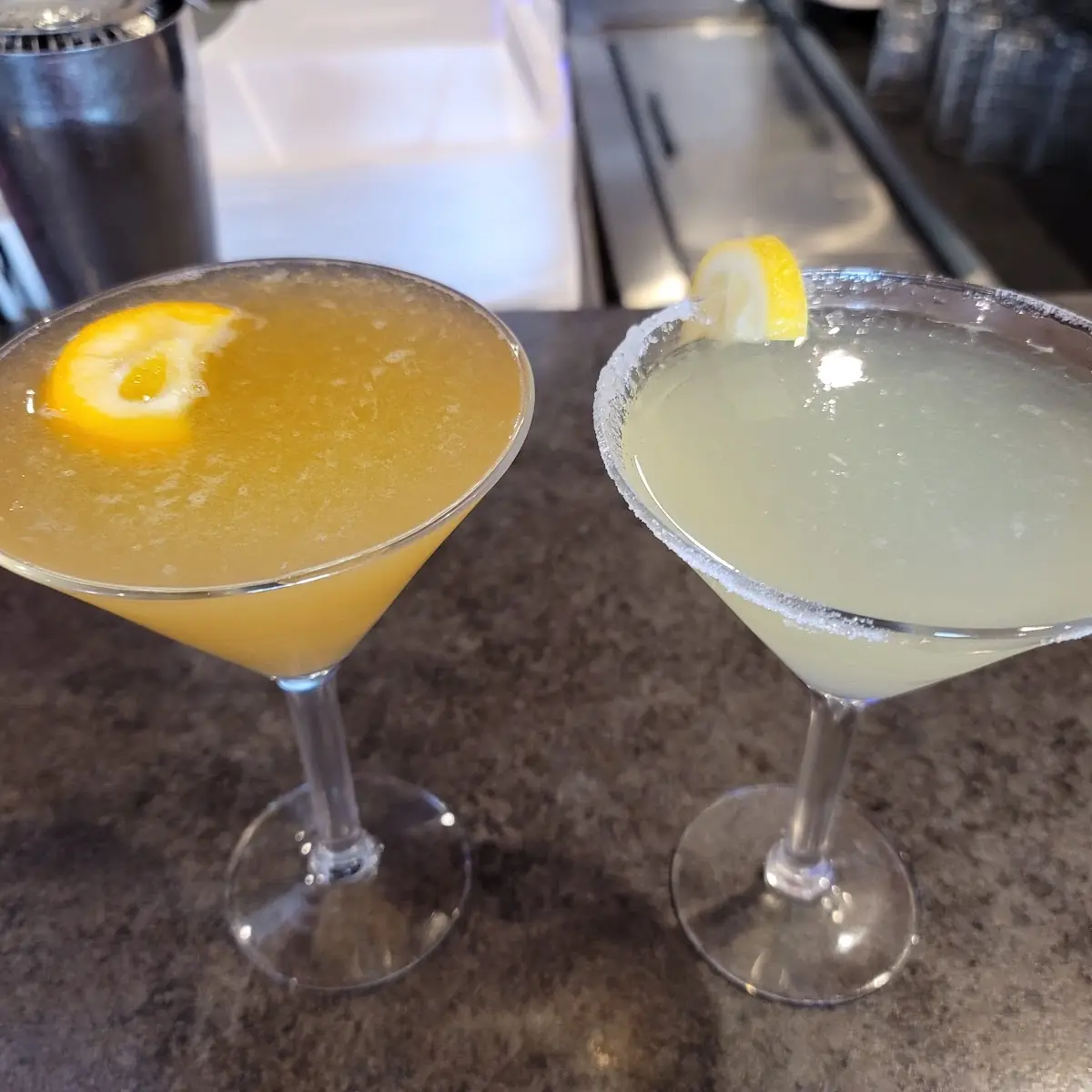 Kentucky Sidecar & Lemon Drop Martinis