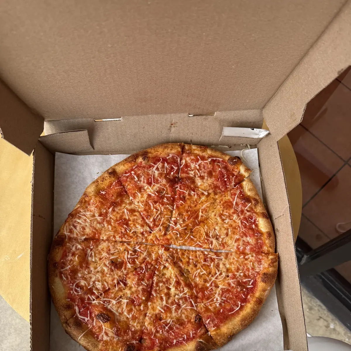 Whole Cheese Pizza in Box