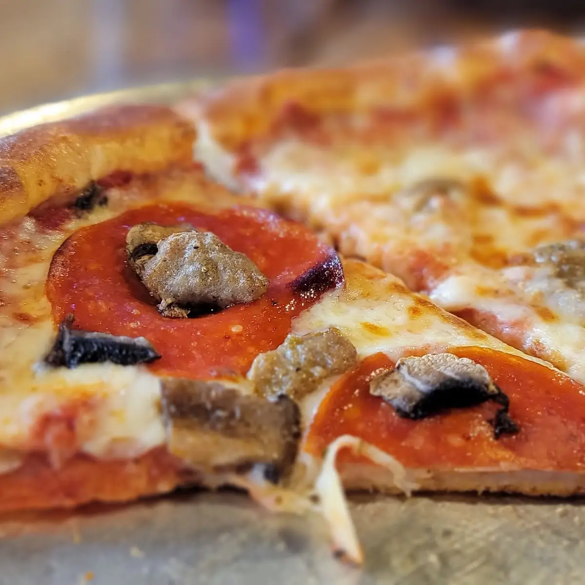Pepperoni and Sausage Pizza