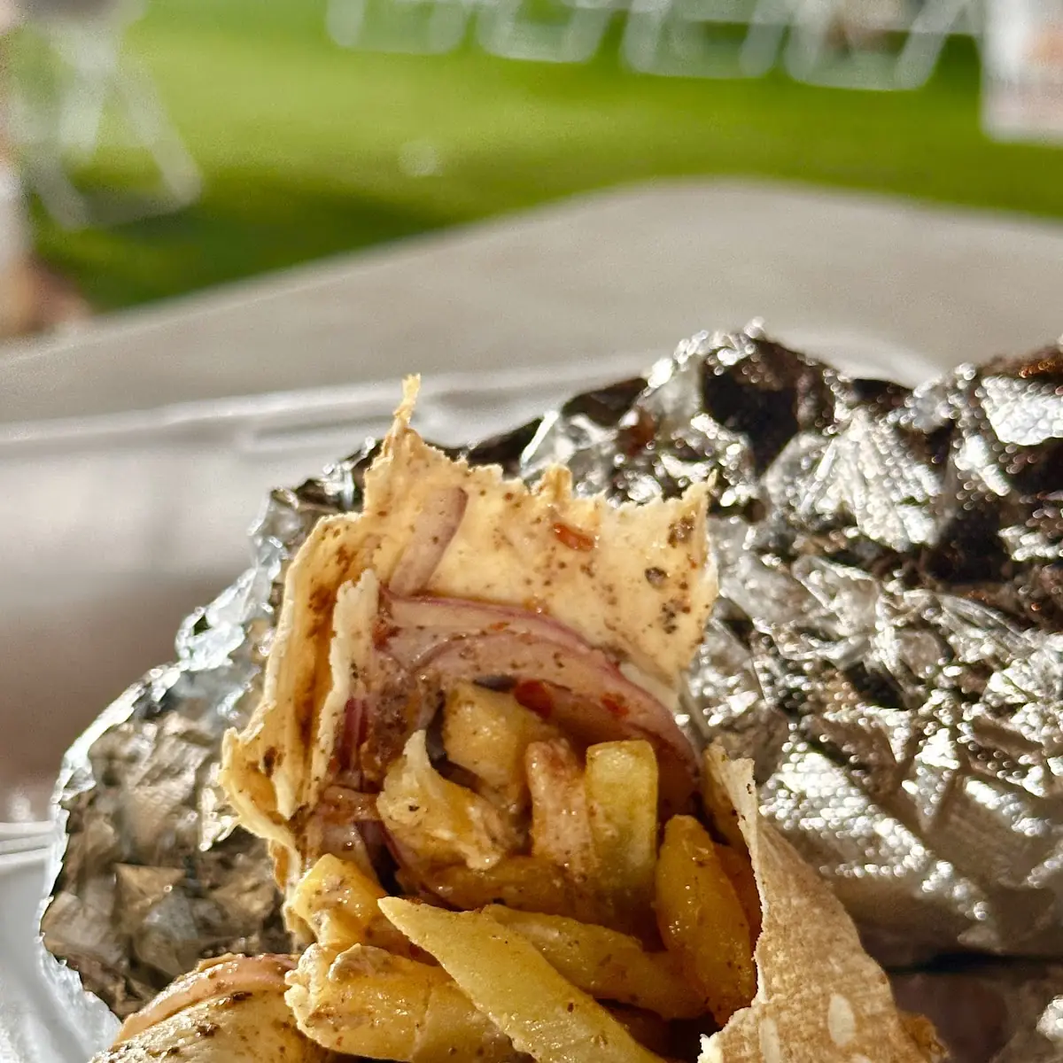 Beef Chapli Kababs Wrap