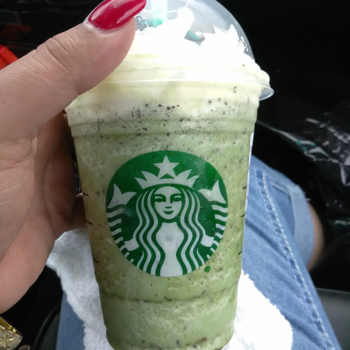 Green Tea Frappuccino with Java Chips