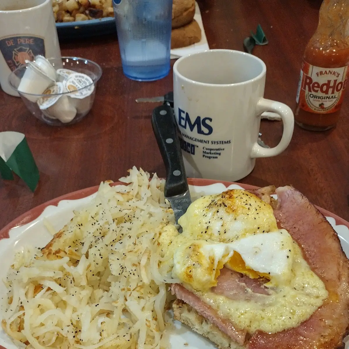 Eggs Benedict with Hash Browns