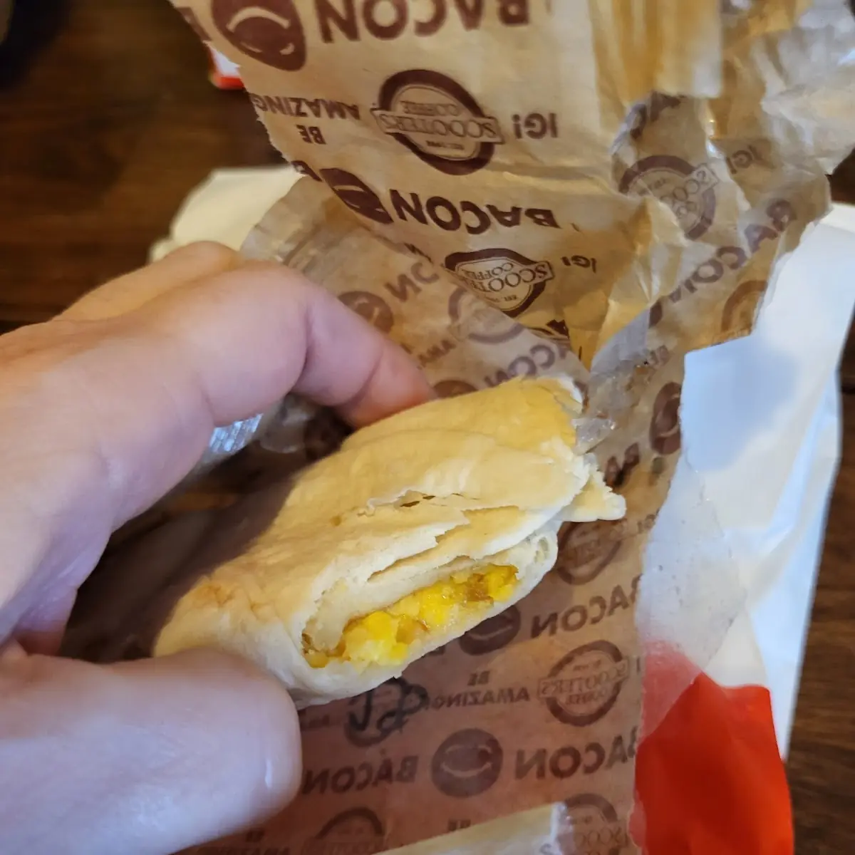 Bacon Egg and Cheese Burrito