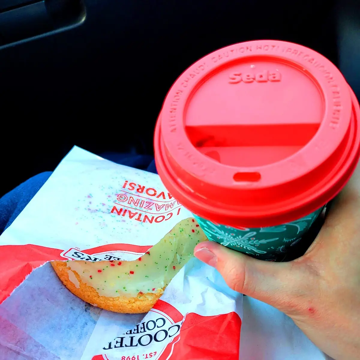 Caramelicious Latte and Frosted Sugar Cookie