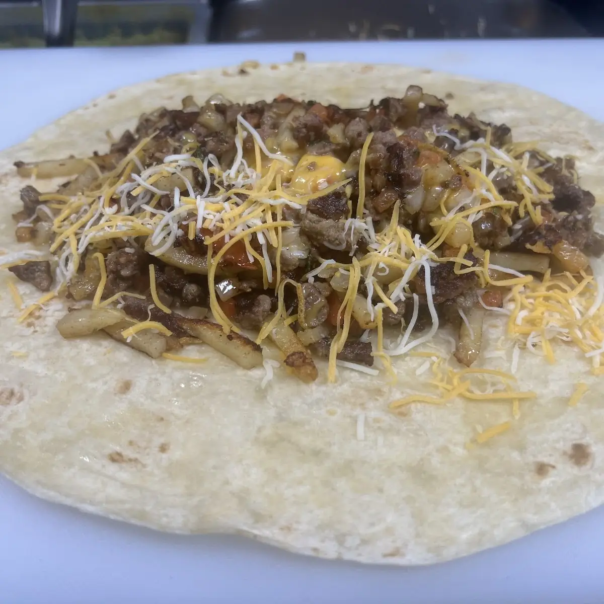 Shredded Beef Burrito