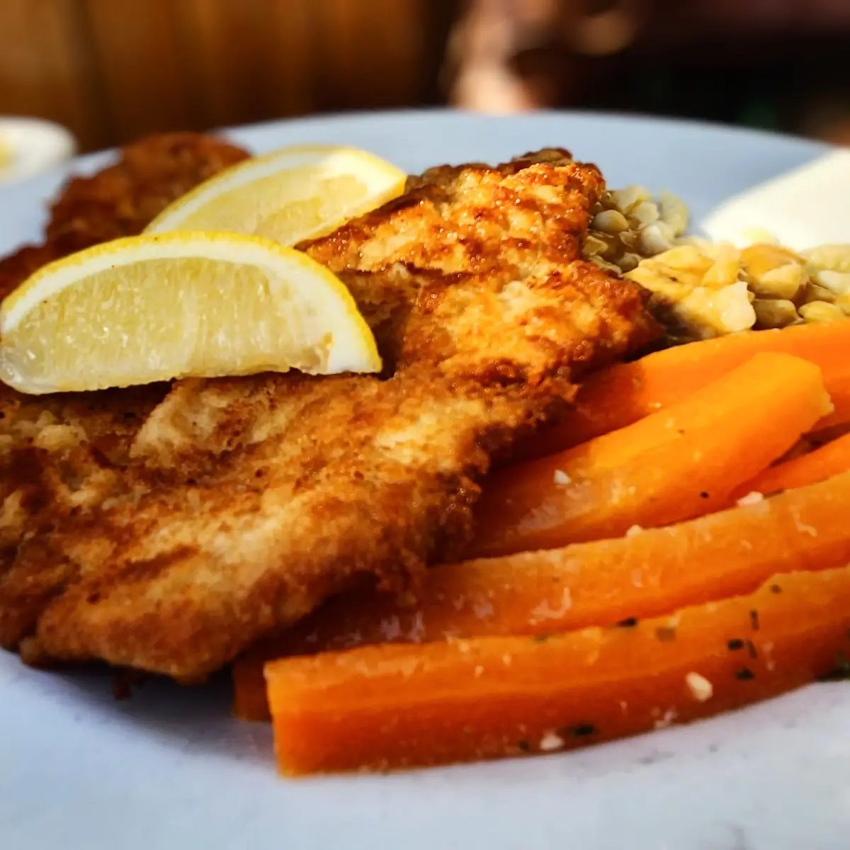 Chicken Schnitzel, Amadeus Cafe