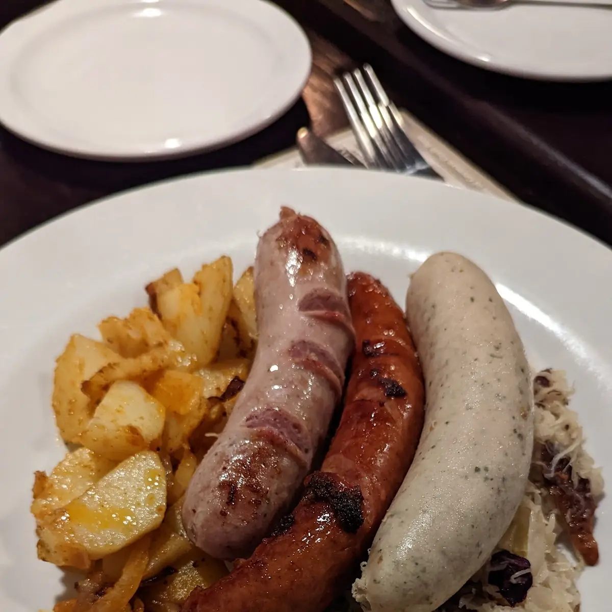 Octoberfest Sausage, Amadeus Cafe