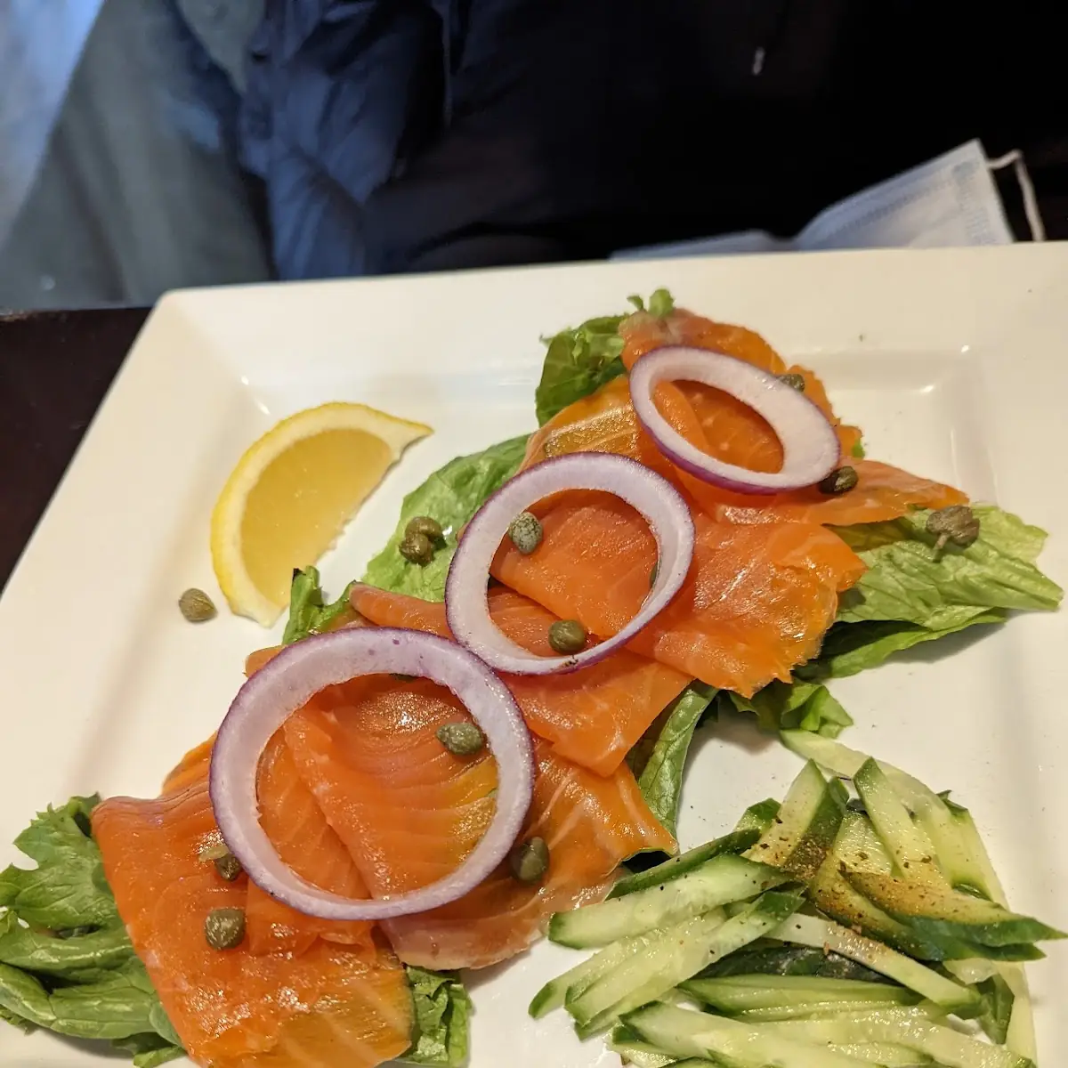 Smoked Salmon, Amadeus Cafe