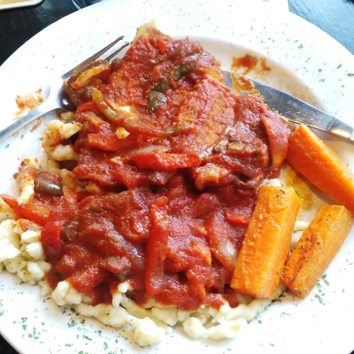Tofu Schnitzel, Amadeus Cafe