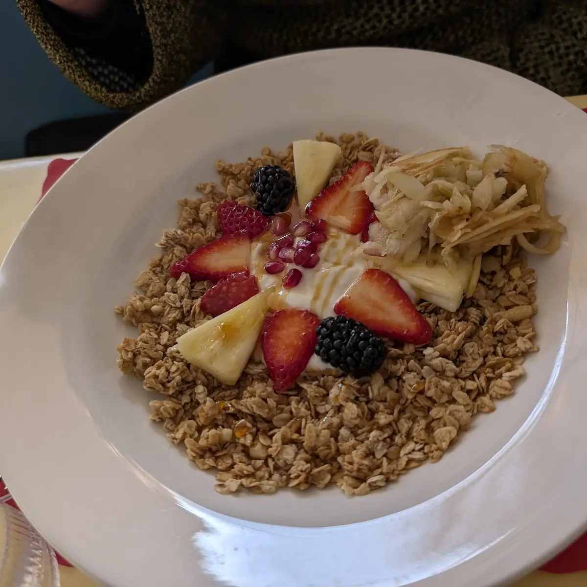 Yogurt Granola and Fresh Fruit