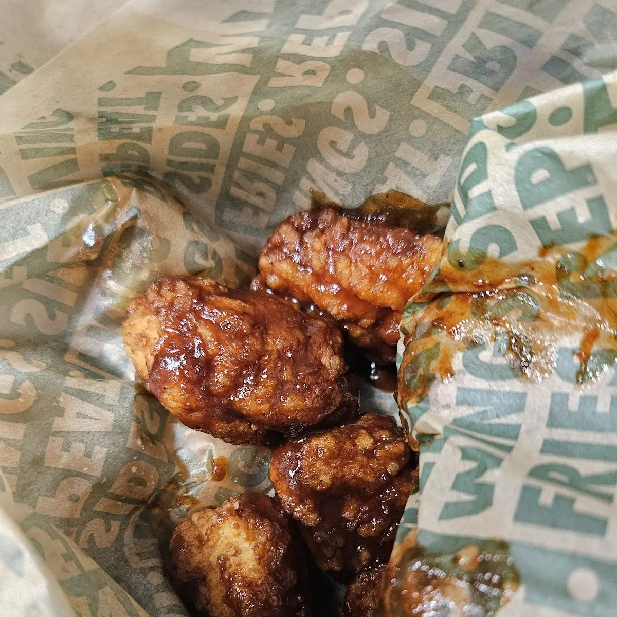 Hickory Smoked BBQ Boneless Wings