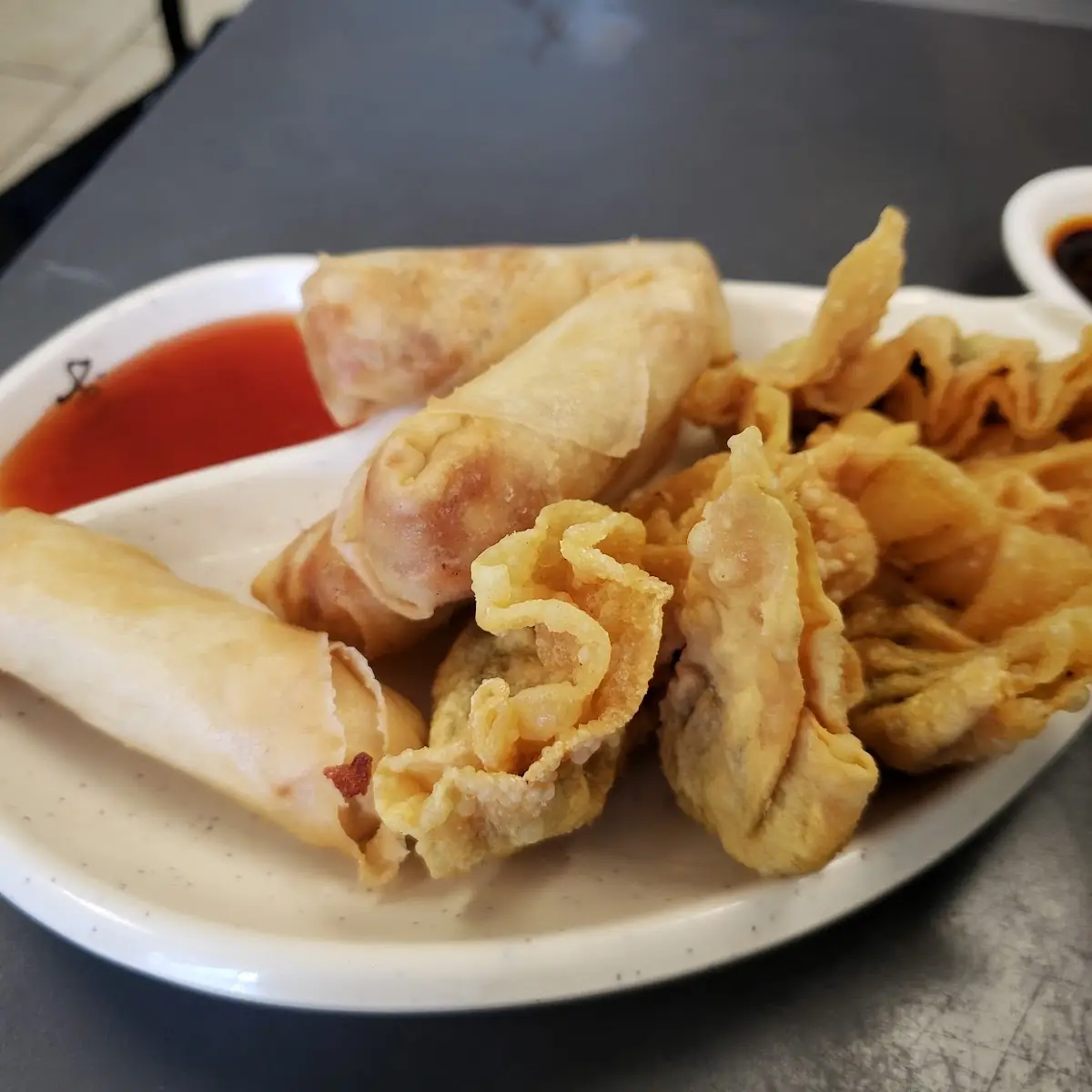 Combo of Fried Dumpling & Egg Roll