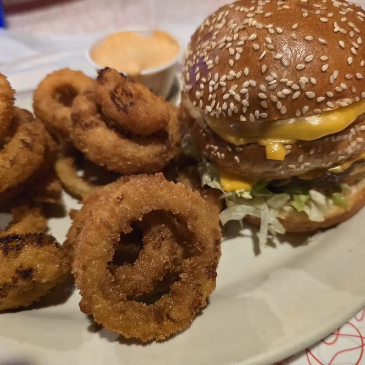 Big Boy with Onion Rings