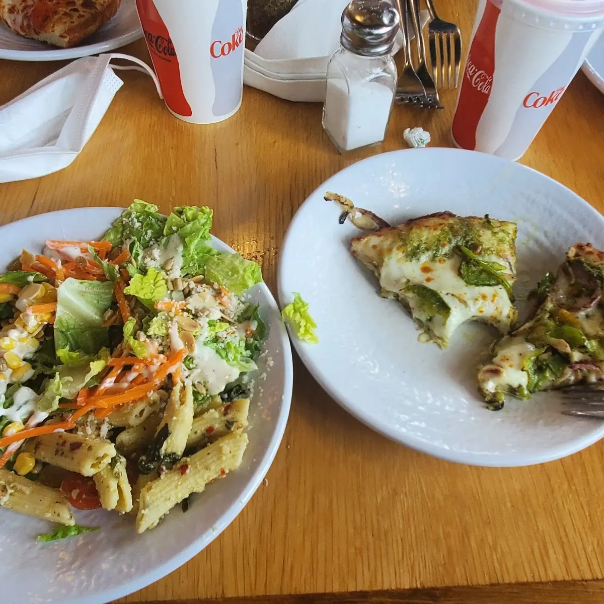 Veggie Pizza & Salad Bar