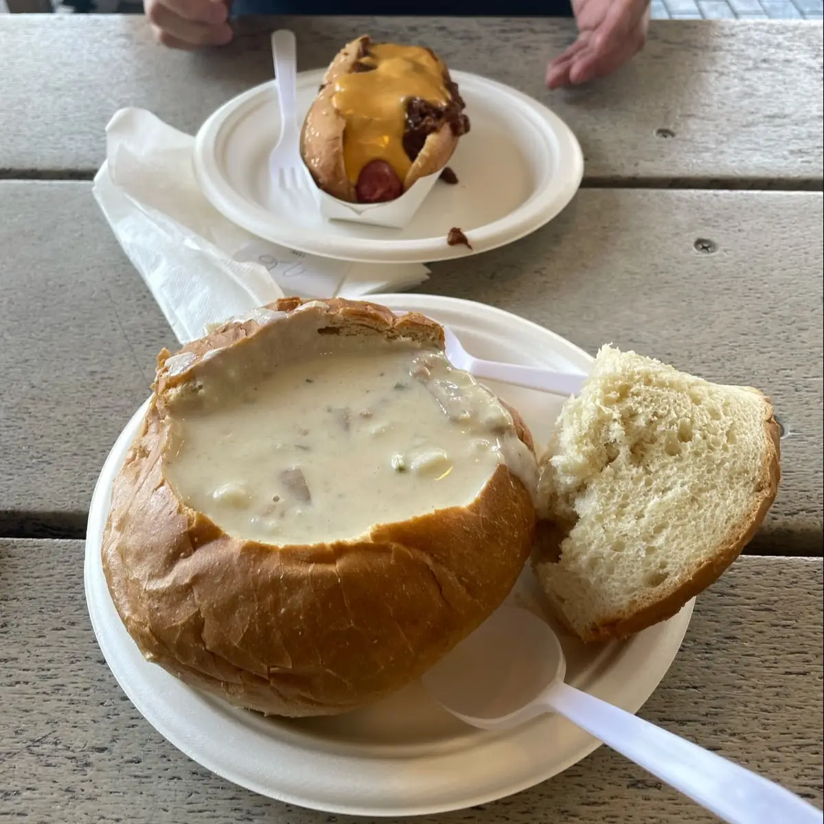 Clam Chowder Bread Bowl
