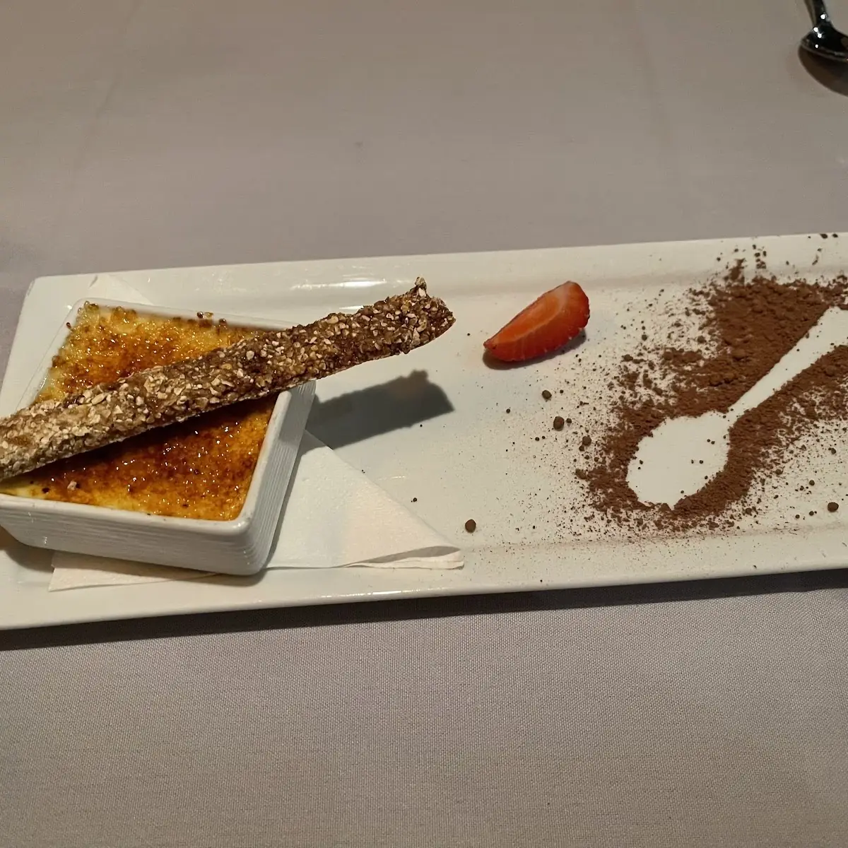 Pana Cota and Creme Brulee