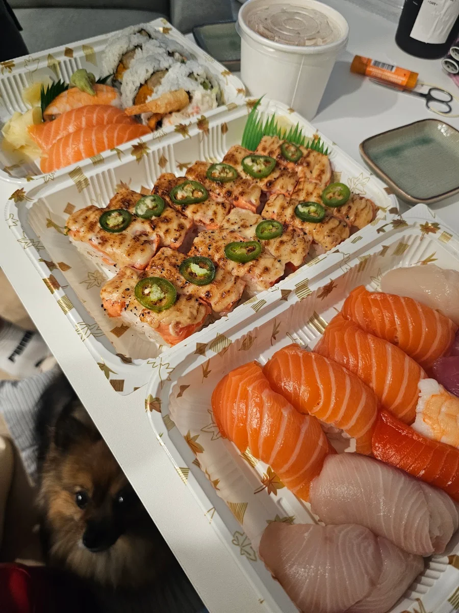 Wild Sockeye Salmon Oshi, Woomi Sushi