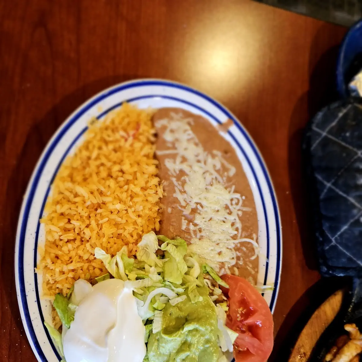 Beans & Rice Sour Cream & Guacamole