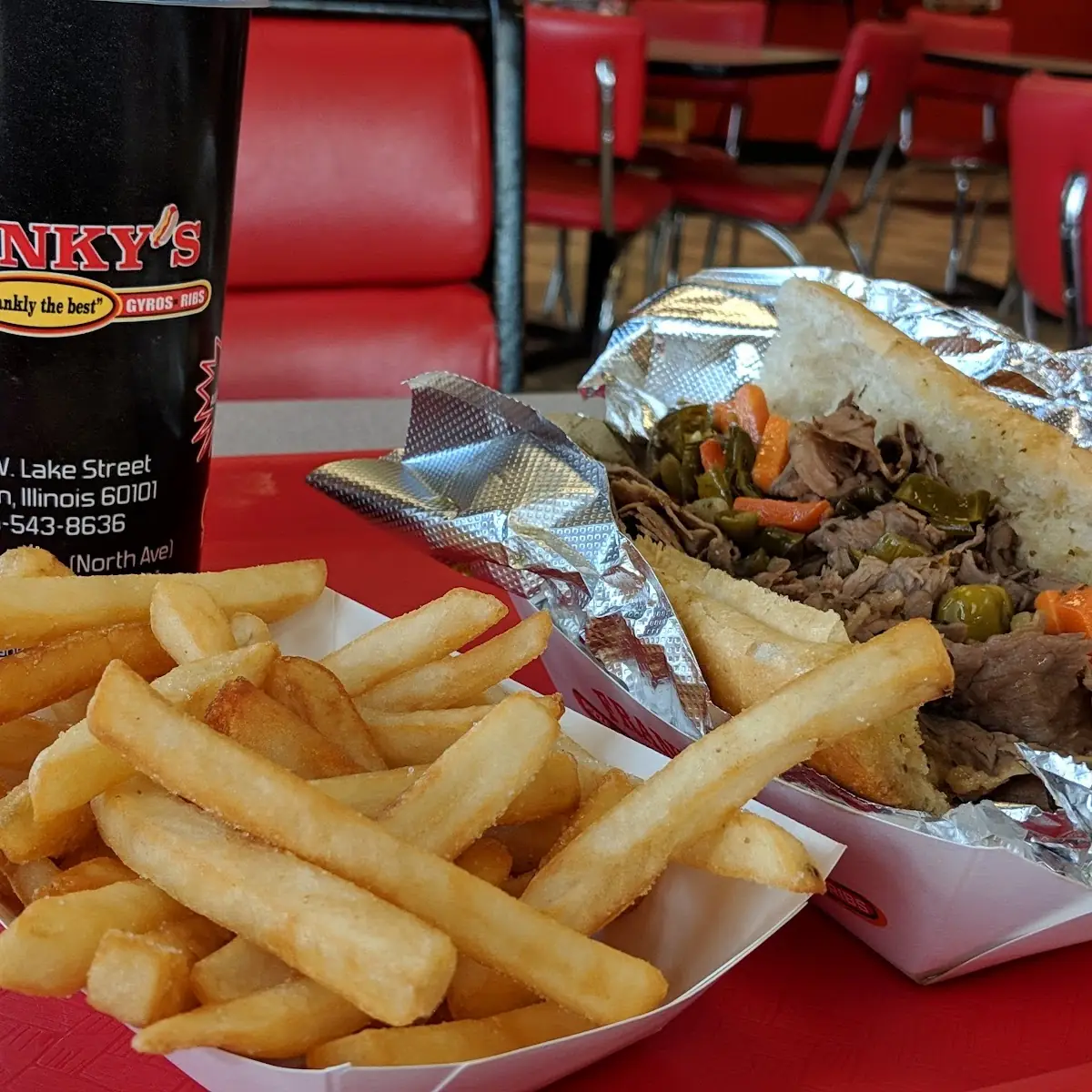 Franky's 8 Italian Beef Sandwich Combo