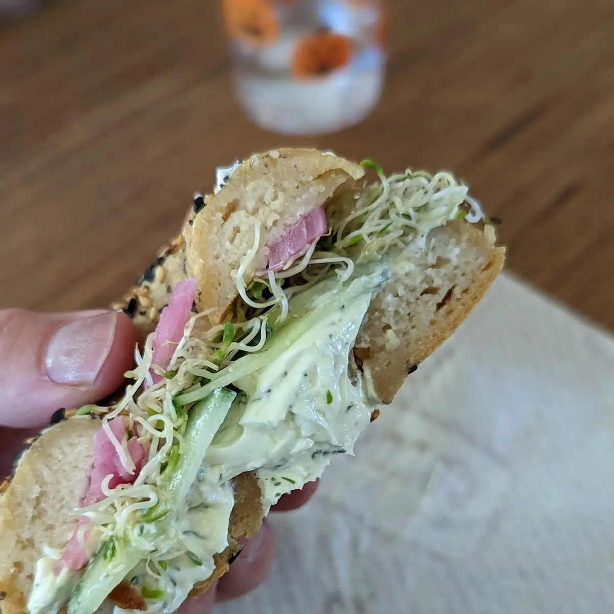Gluten Free Bagel Sandwich