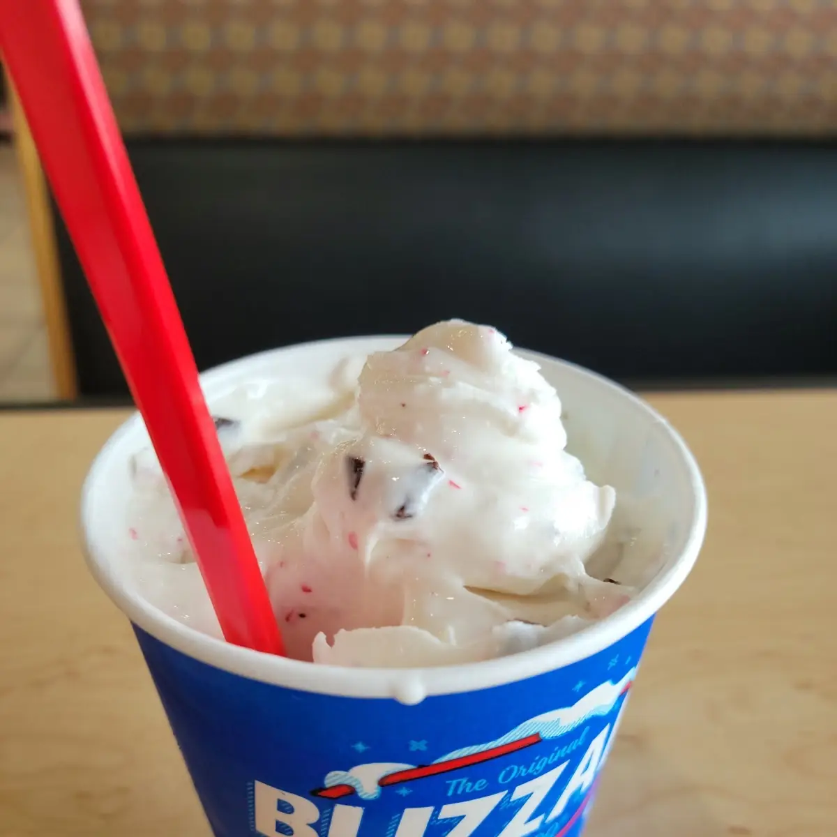 Candy Cane Chill Blizzard Treat