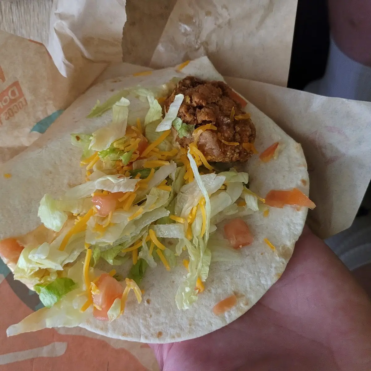 Creamy Chipotle Crispy Chicken Taco