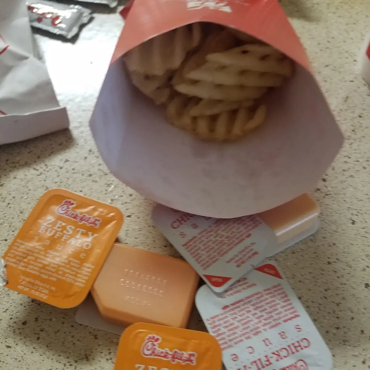 Chick-Fil-A Sauce Flavored Waffle Potato Chips