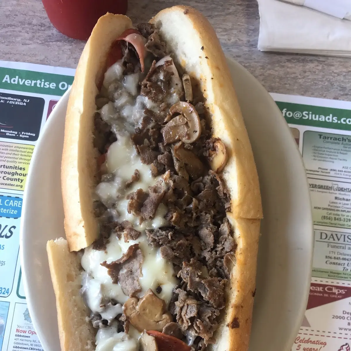 Philly Cheese Steak Pizza White