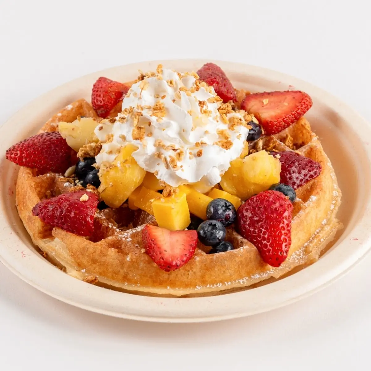 Banana Split Waffle