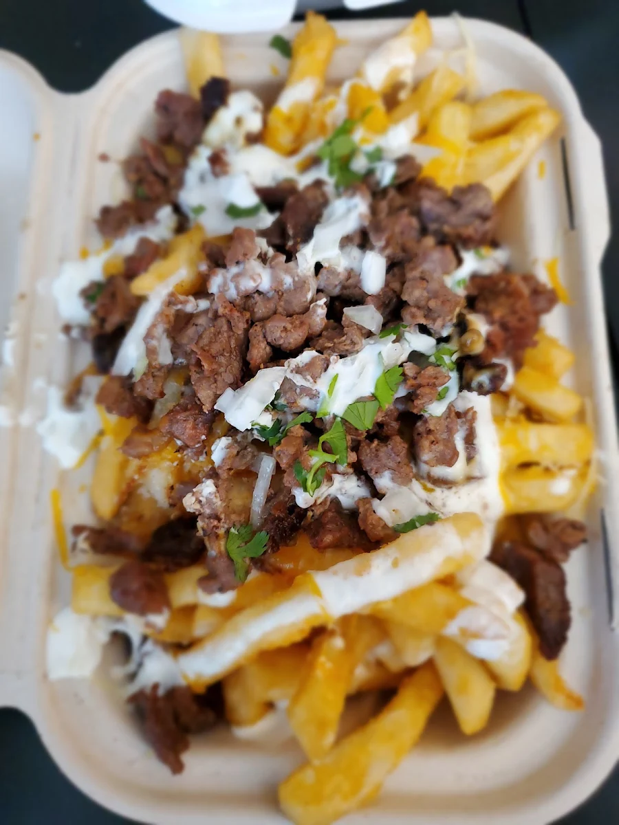 Loaded Fries with Asada