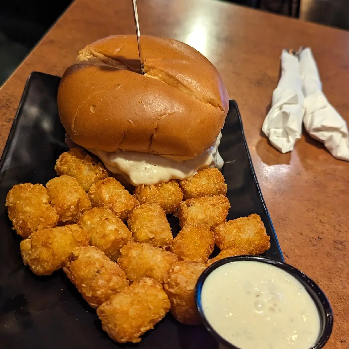 Bison Mushroom Burger