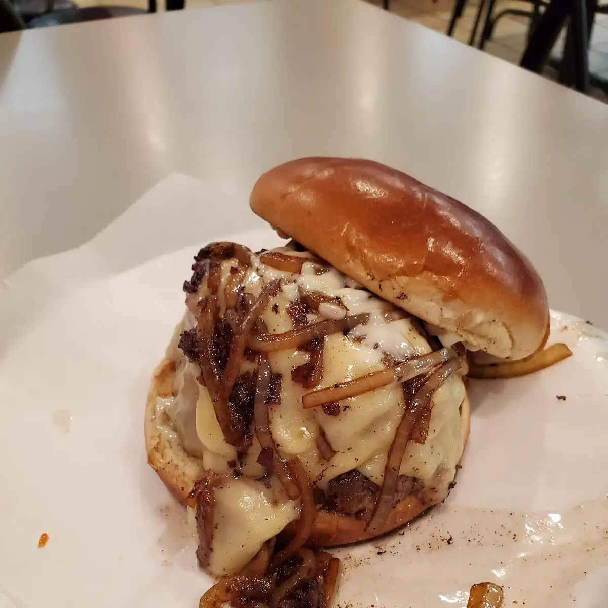 Mushroom Swiss Burger