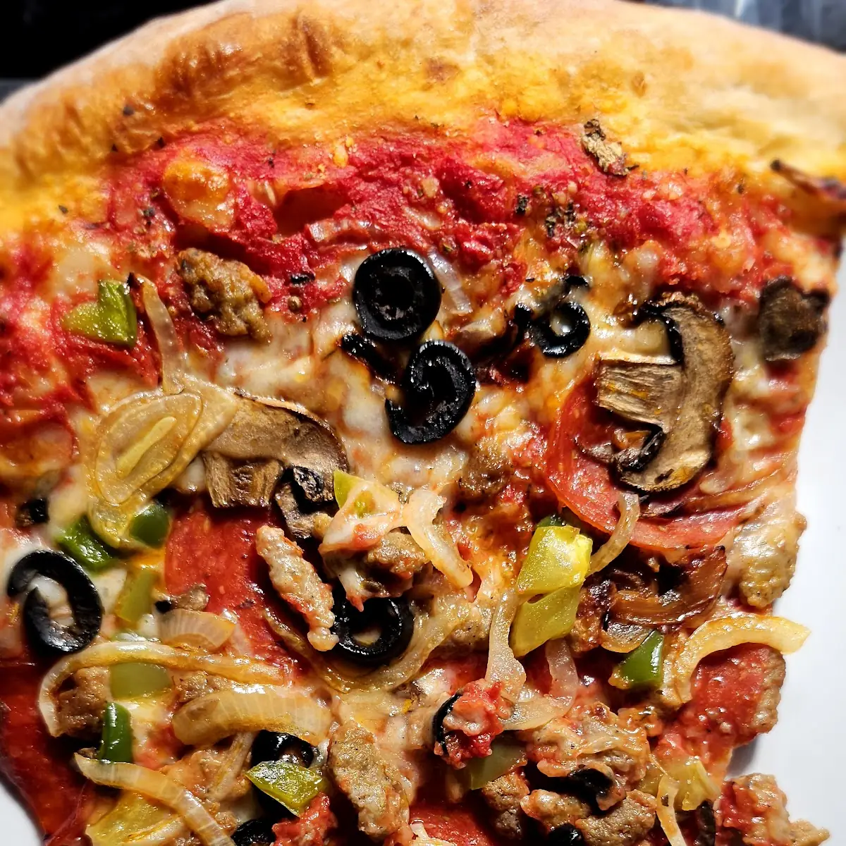 Slice of Supreme Pizza