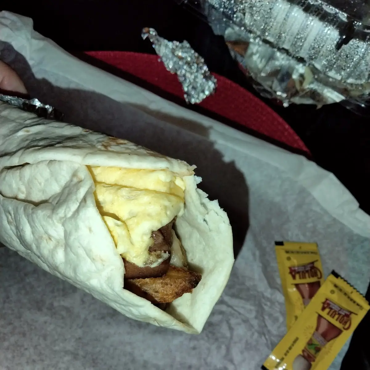 Bacon & Pepper Jack Cheese Breakfast Burrito
